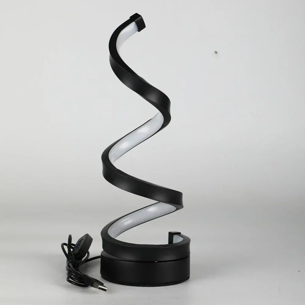 Lampe de chevet Design spirale