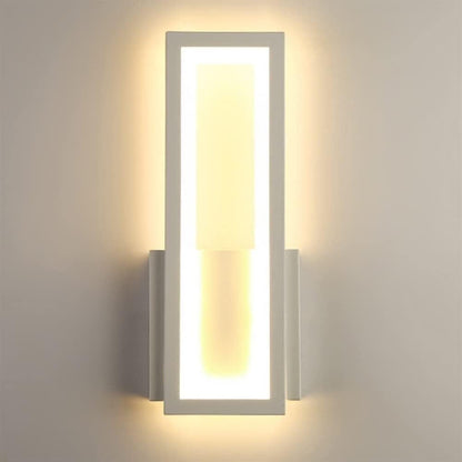 Applique murale LED rectangulaire noire – Linéil