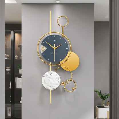 Minimalist Round Wall Clock – Modern Scandinavian Décor