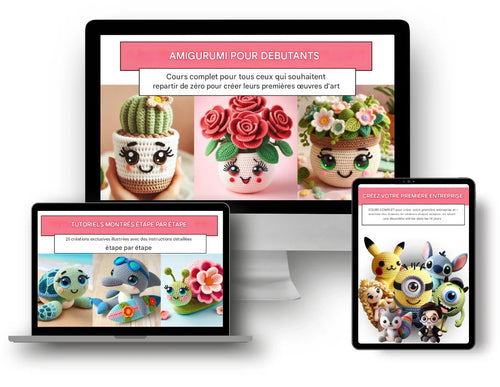 Apprenez l'art de l'amigurumi depuis chez vous et créez un deuxième revenu en 14 jours