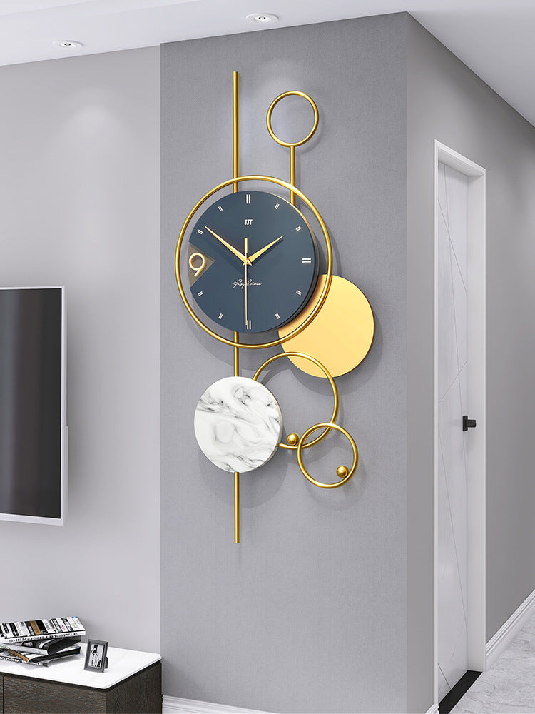 Minimalist Round Wall Clock – Modern Scandinavian Décor