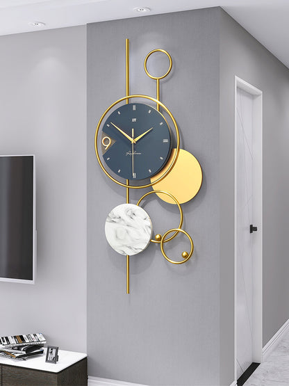 Minimalist Round Wall Clock – Modern Scandinavian Décor