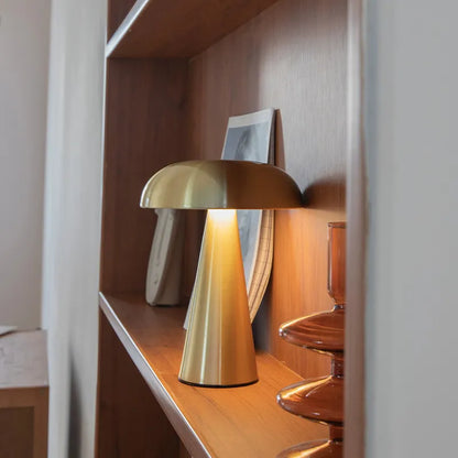 Lampe de Table Champignon Design en Métal - Fuméa