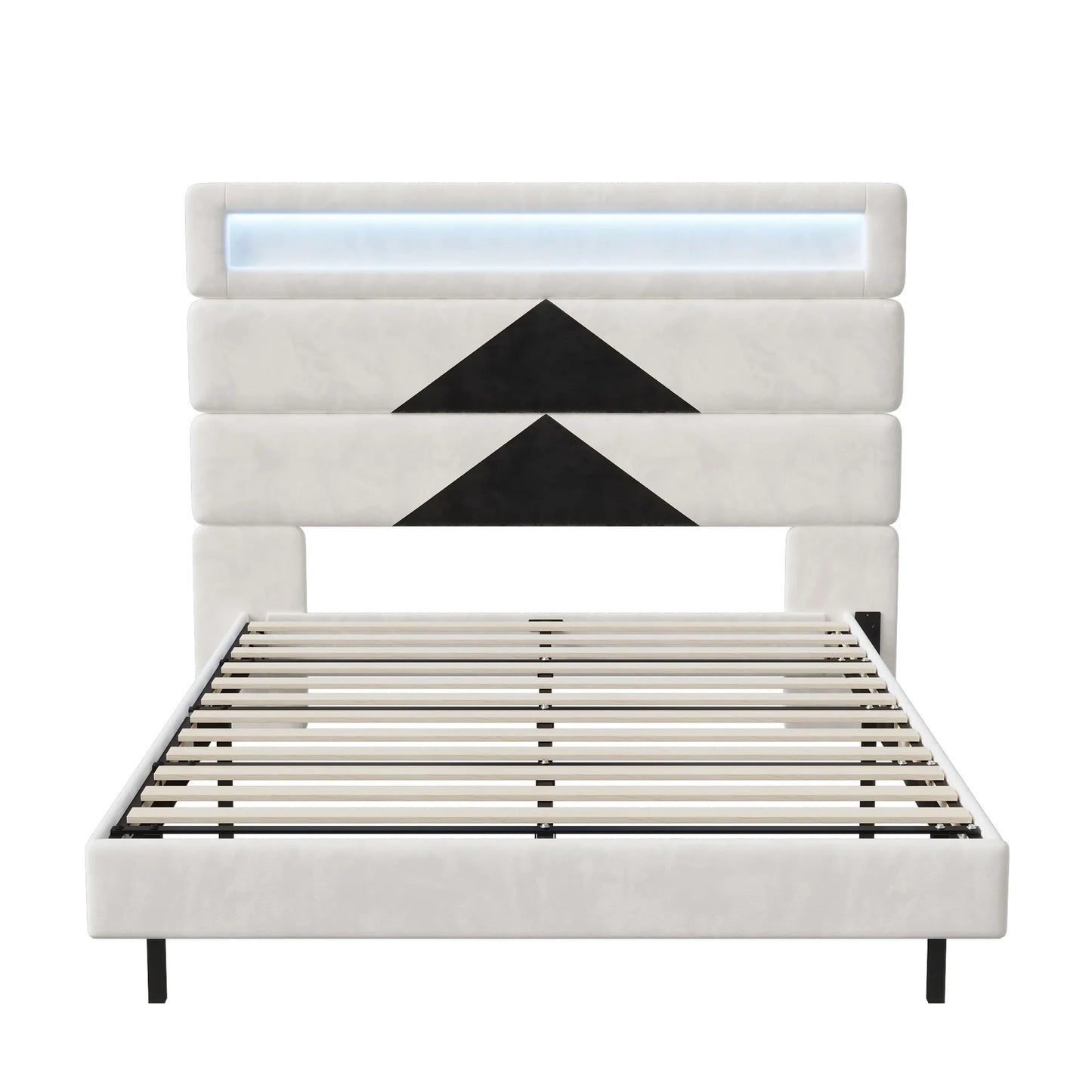 Lit 140x190cm design Contemporain – Néolys