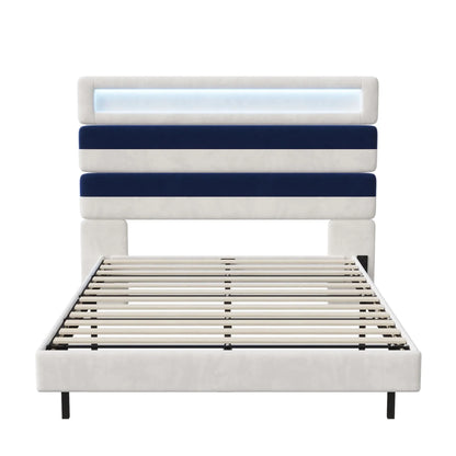 Lit 140x190cm design Contemporain – Néolys