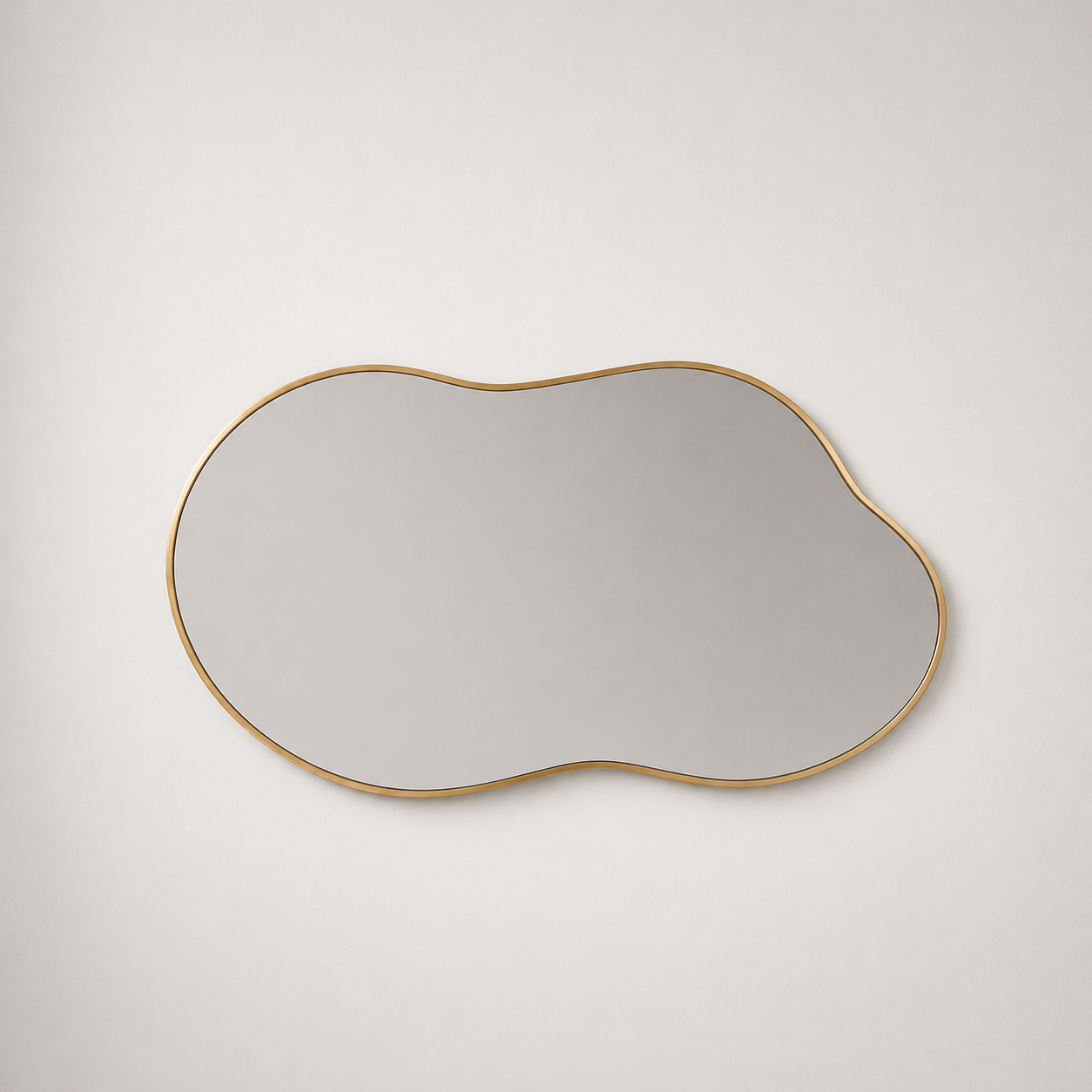 Miroir organique asymétrique en métal – Aurelia