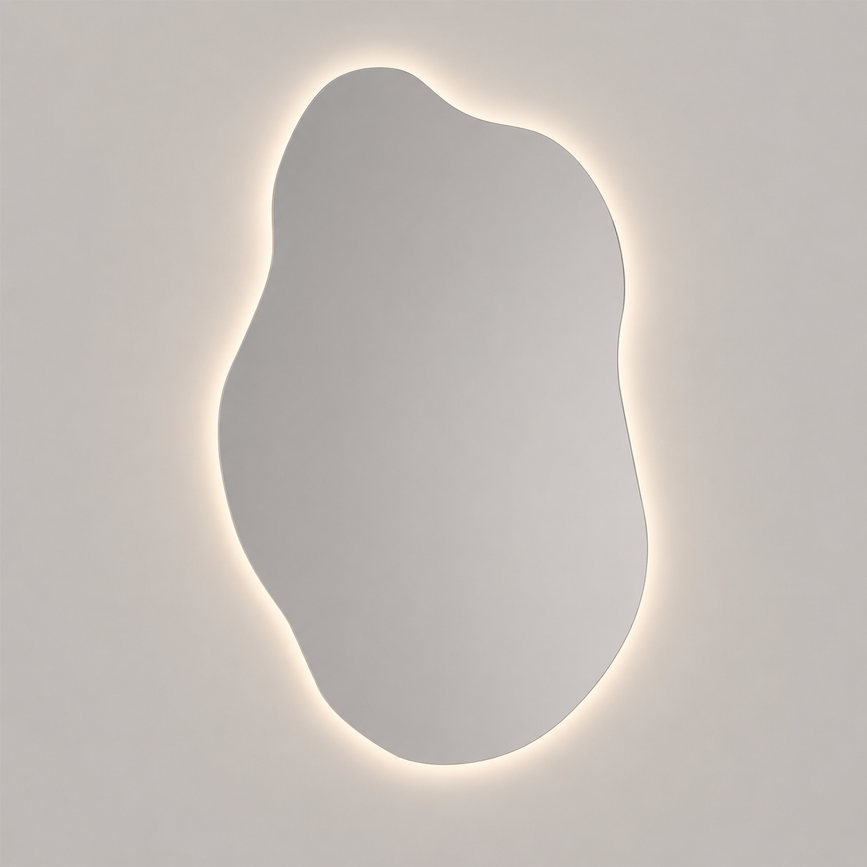 Miroir LED organique anti-buée – Nuréa