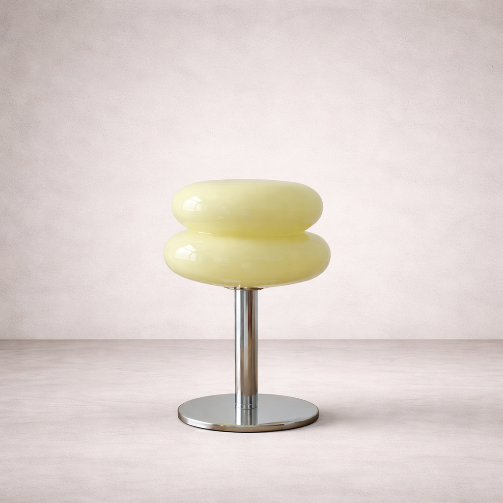 Lampe de Table Orange Laquée - Solune