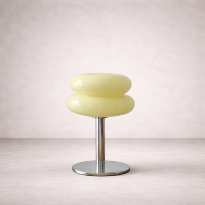 Lampe de Table Orange Laquée - Solune