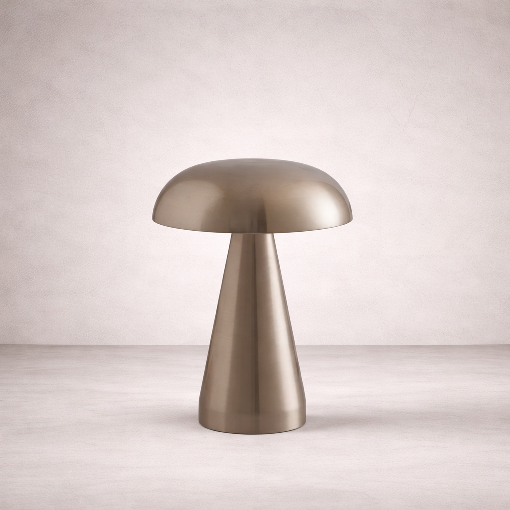 Lampe de Table Champignon Design en Métal - Fuméa
