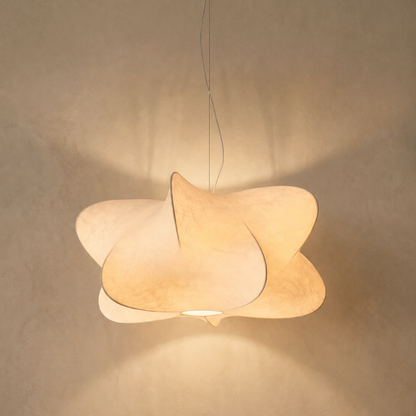 Silk Cloud Pendant Light Wabi-Sabi - Organic Hanging Lamp