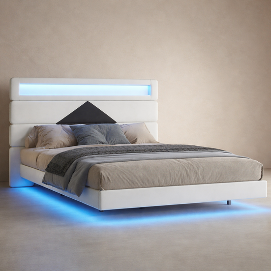 Lit 140x190cm design Contemporain – Néolys
