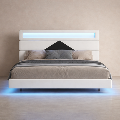 Lit 140x190cm design Contemporain – Néolys