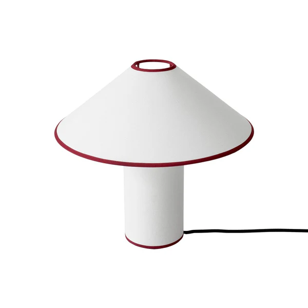 Lampe de Table en Tissu avec Abat-Jour Conique – Tradition Scandinave