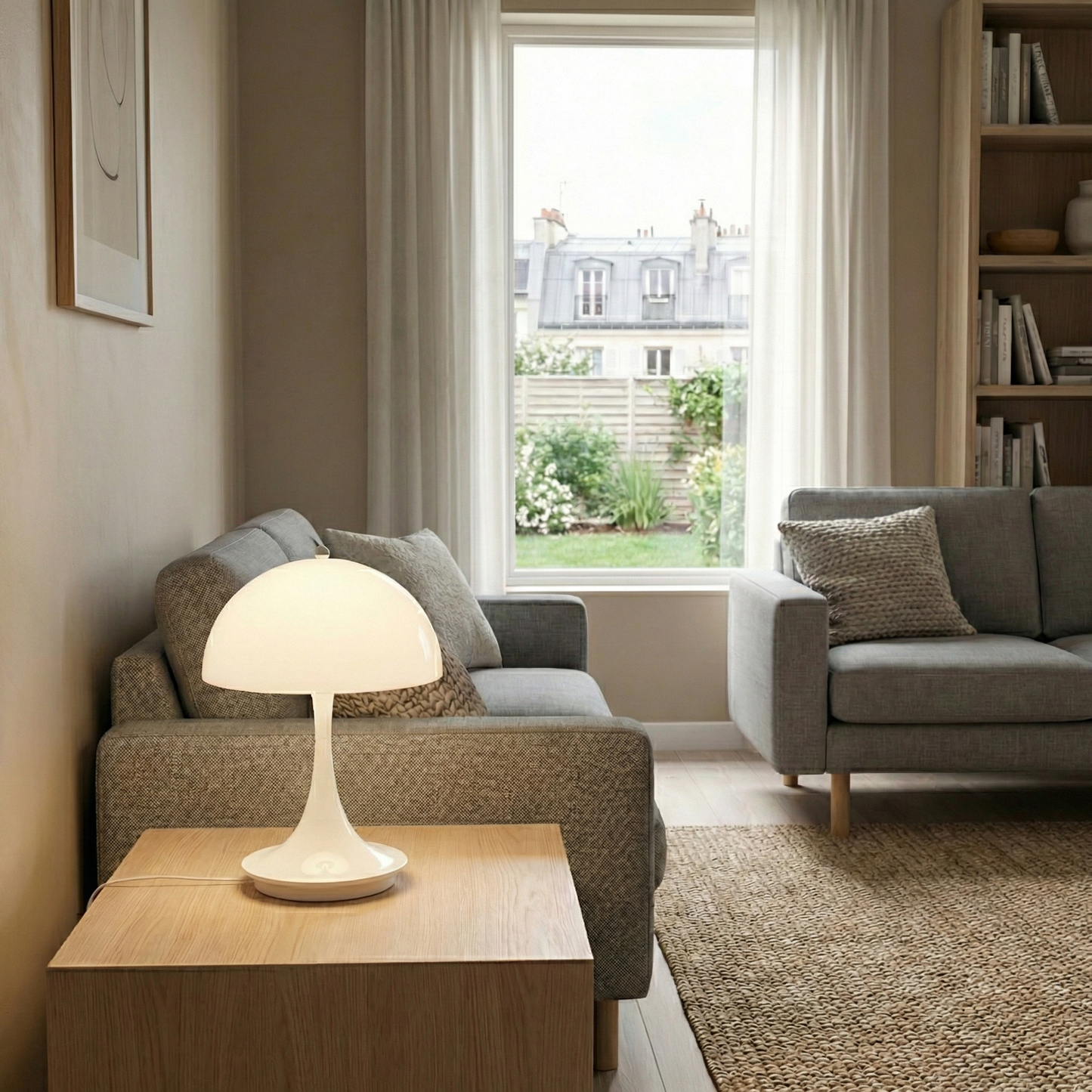 Lampe de Table Champignon Rétro - Lunéa