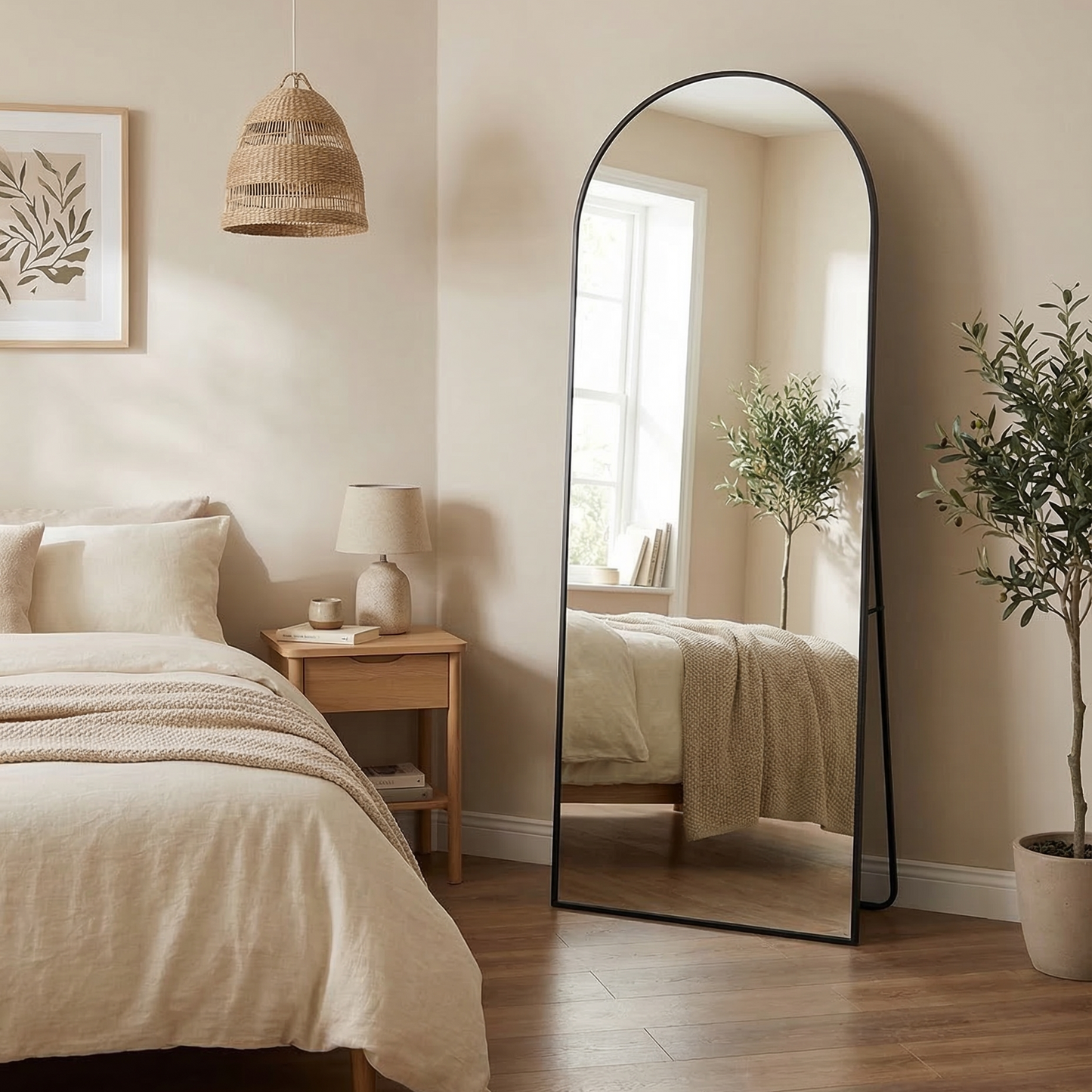 Miroir plein pied arqué – Elvane