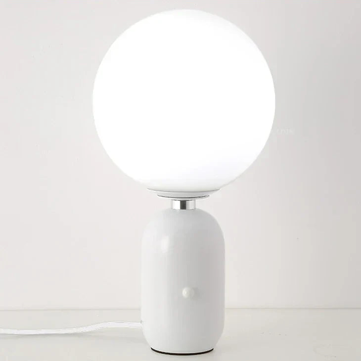 lampe de chevet Nordique en boule de verre