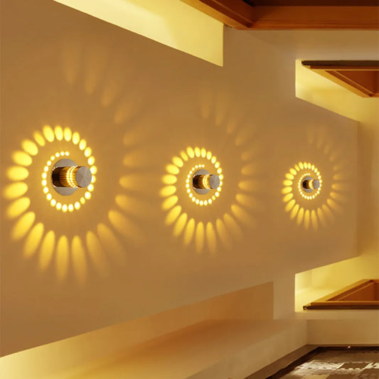 Spiral Wall Bedside Lamp