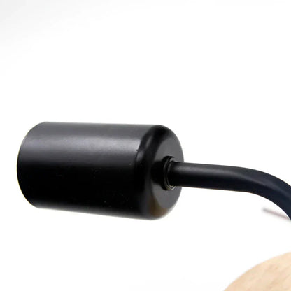 Lampe de chevet Murale Bois Noir / Blanc