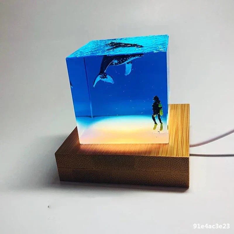 Lampe de chevet design Requin 3D