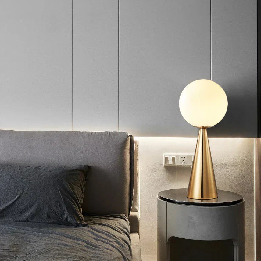 Lampe de Chevet Design Dorée Moderne