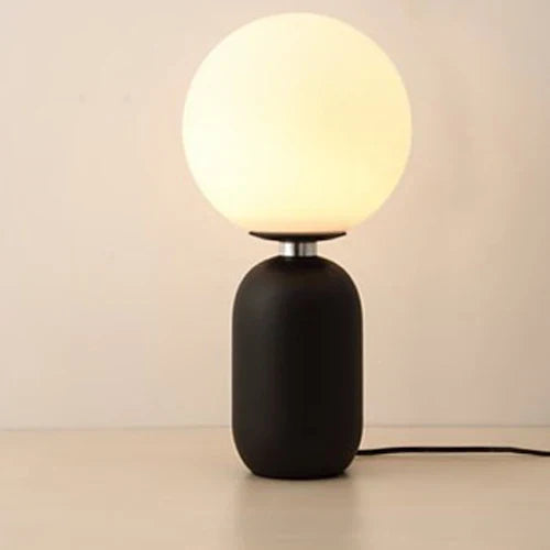 lampe de chevet Nordique en boule de verre
