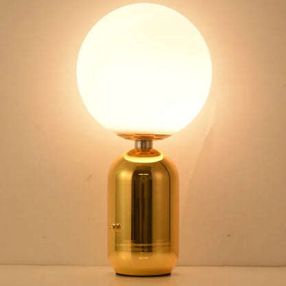 lampe de chevet Nordique en boule de verre