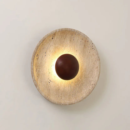 Applique Ronde en Pierre Naturelle –  Travéclipse