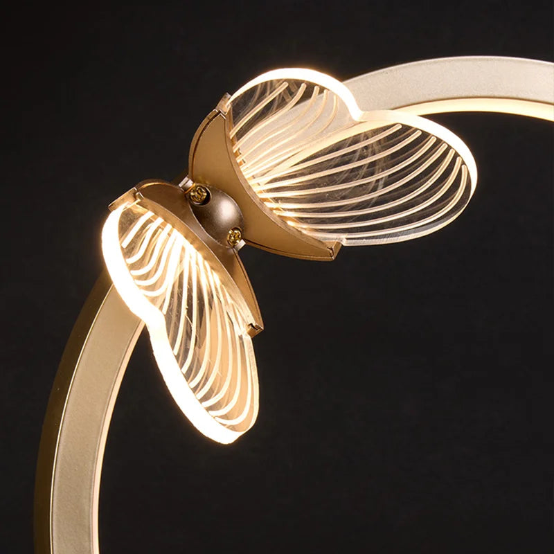 Lampe de chevet design papillion élégante