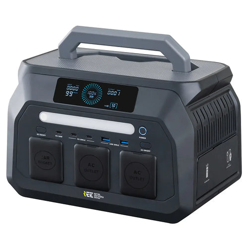 IEETek P800 – tragbare Powerstation 800W, reiner Sinus, LiFePO4 Akku 512Wh