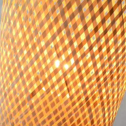 Lampadaire Tressé en Rotin – Doriro