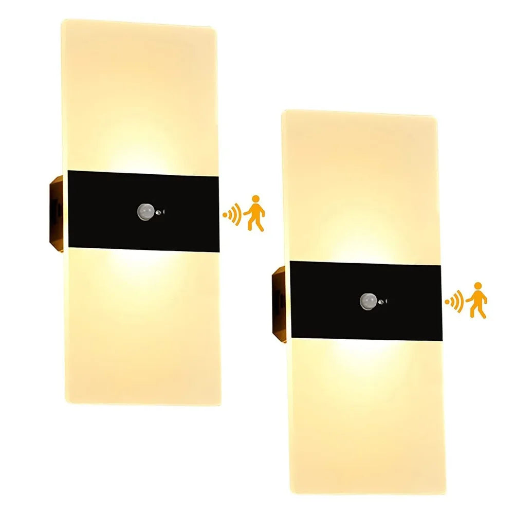 Lampe de chevet Murale Tactile Rectangulaire