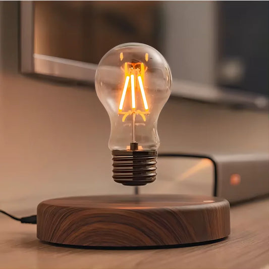 Creative Magnetic Levitation Glass Bedside Lamp