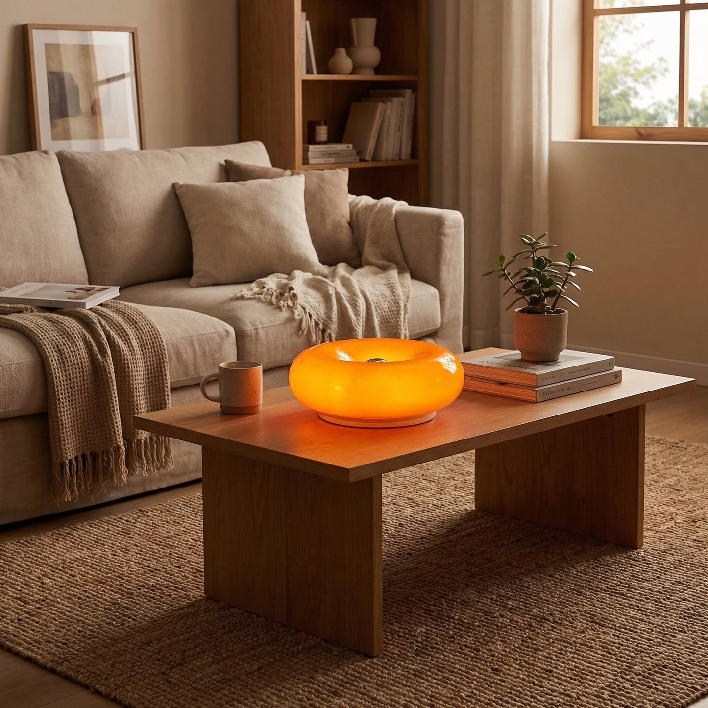Lampe De Table Bauhaus Donut - Ambrune