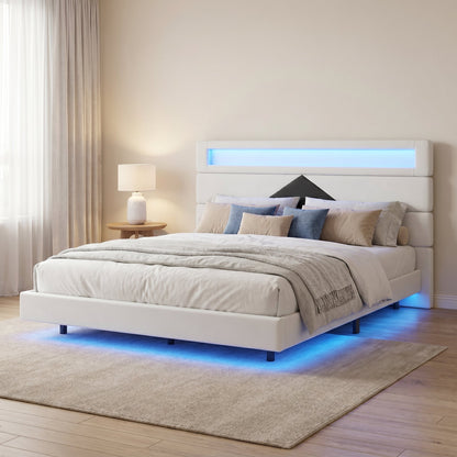 Lit 140x190cm design Contemporain – Néolys