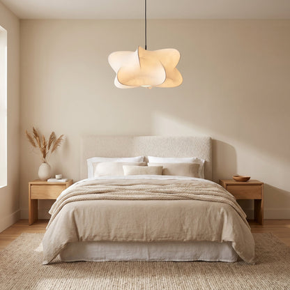 Silk Cloud Pendant Light Wabi-Sabi - Organic Hanging Lamp