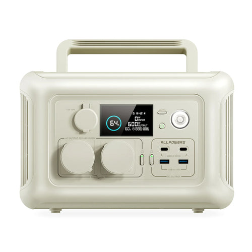 ALLPOWERS R600 – tragbare Powerstation 299Wh LiFePO4, 600W AC-Ausgang