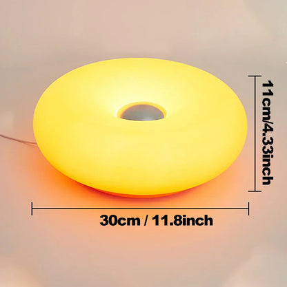 Bauhaus table lamp USB plug bedroom bedside lamp living room dining room decoration donut ambient light