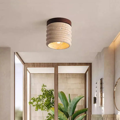 Plafonnier Design en Pierre Naturelle - Rivélis