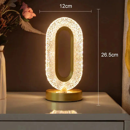 Lampe de chevet en Cristal