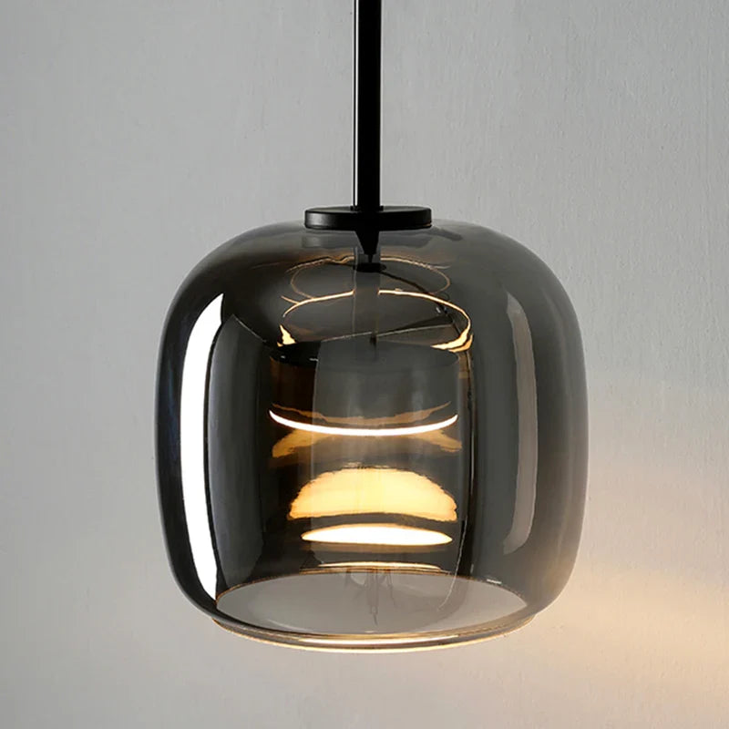 Suspension en Verre Fumé – Fumora