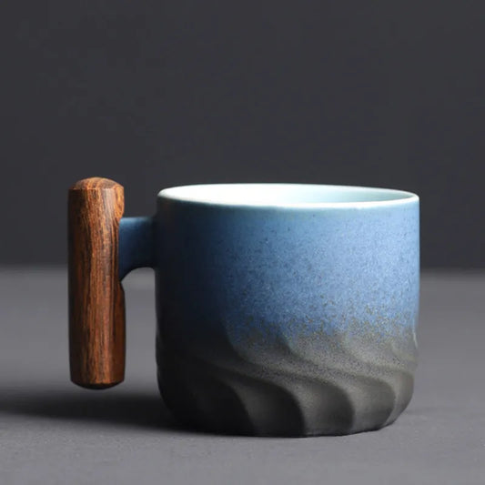 Tasse à expresso gourmet Wood and Waves