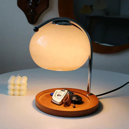 Lampe de chevet en verre design italien