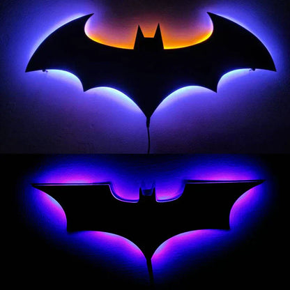 Lampe de chevet murale design Batman avec Télécomande