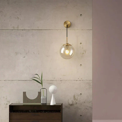 applique murale Suspendue en boule de Verre