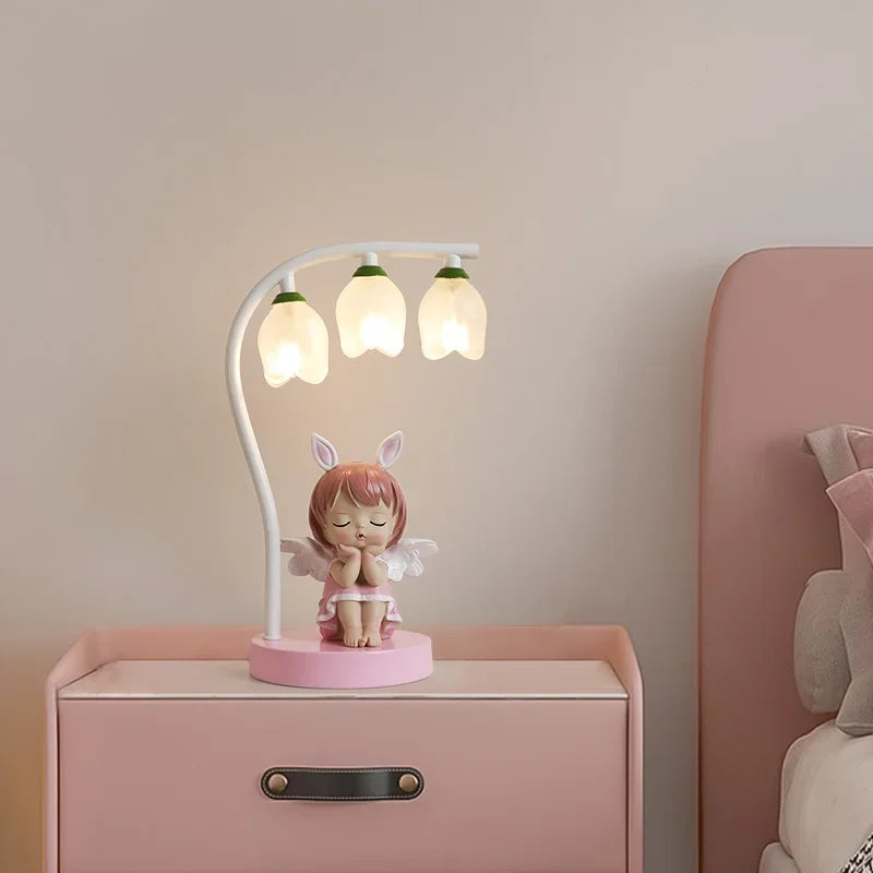 lampe de chevet Design pierre de verre