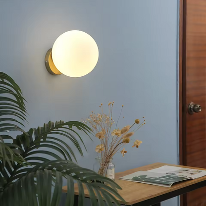 Applique Murale Boule en Verre – Auréil