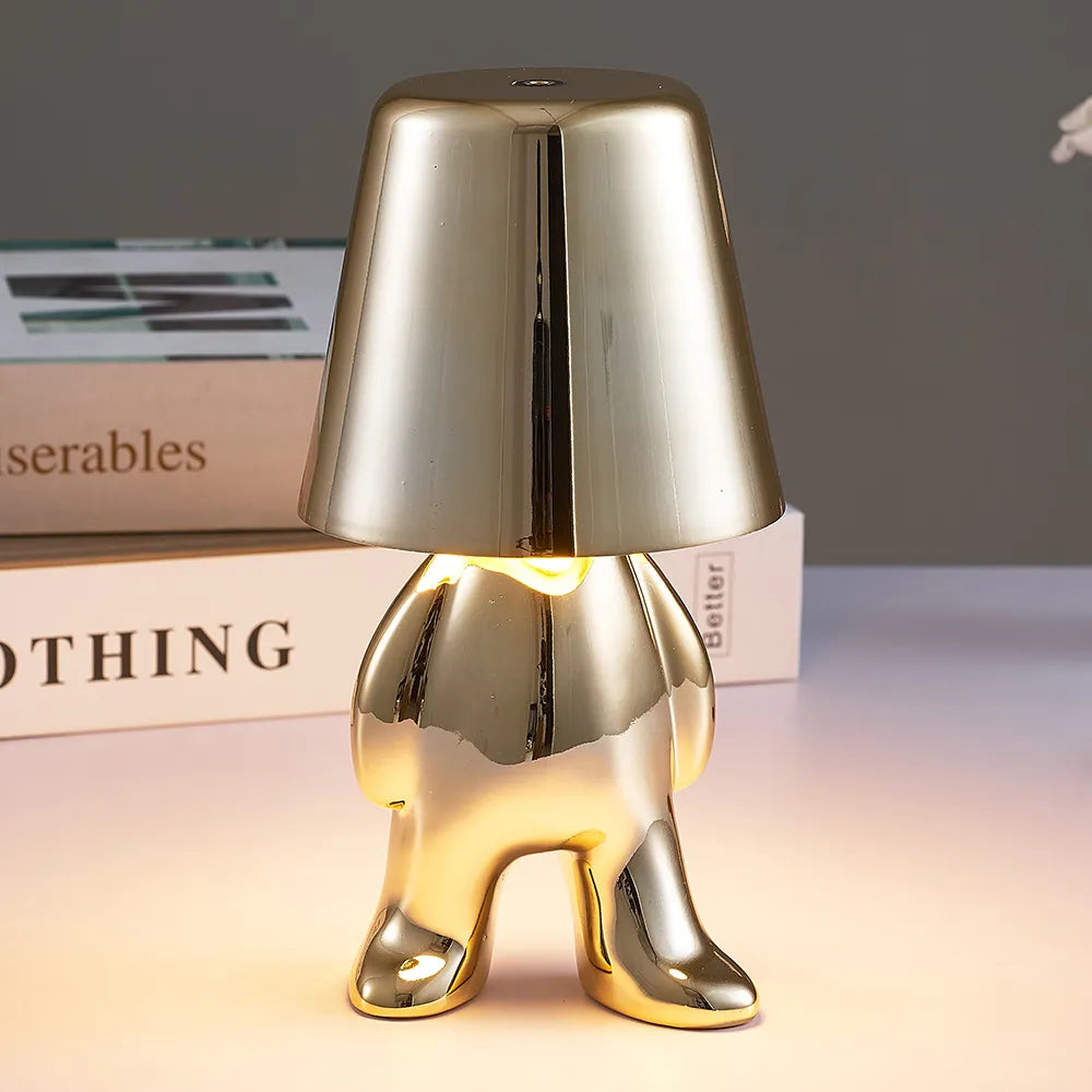 Lampe de chevet Design gold tactile