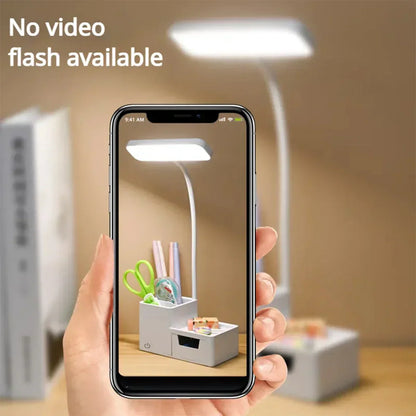 Touch LED Desk Lamp 3 Levels Dimmable Night Light USB Rechargeable Eye Protection Foldable Table Lamp Bedroom Bedside Reading
