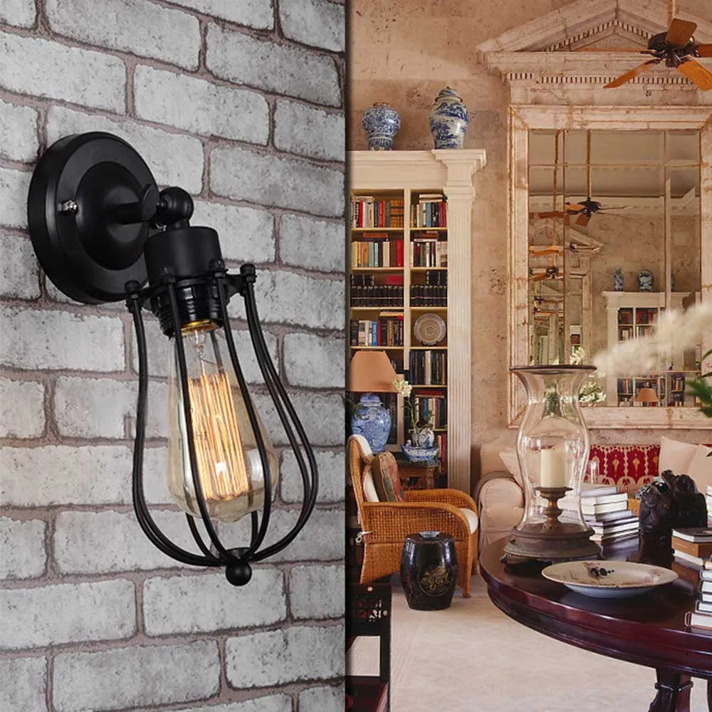 Lampe de chevet Murale Industrielle